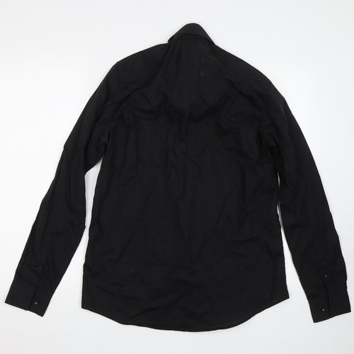 Primark Mens Black    Button-Up Size 16