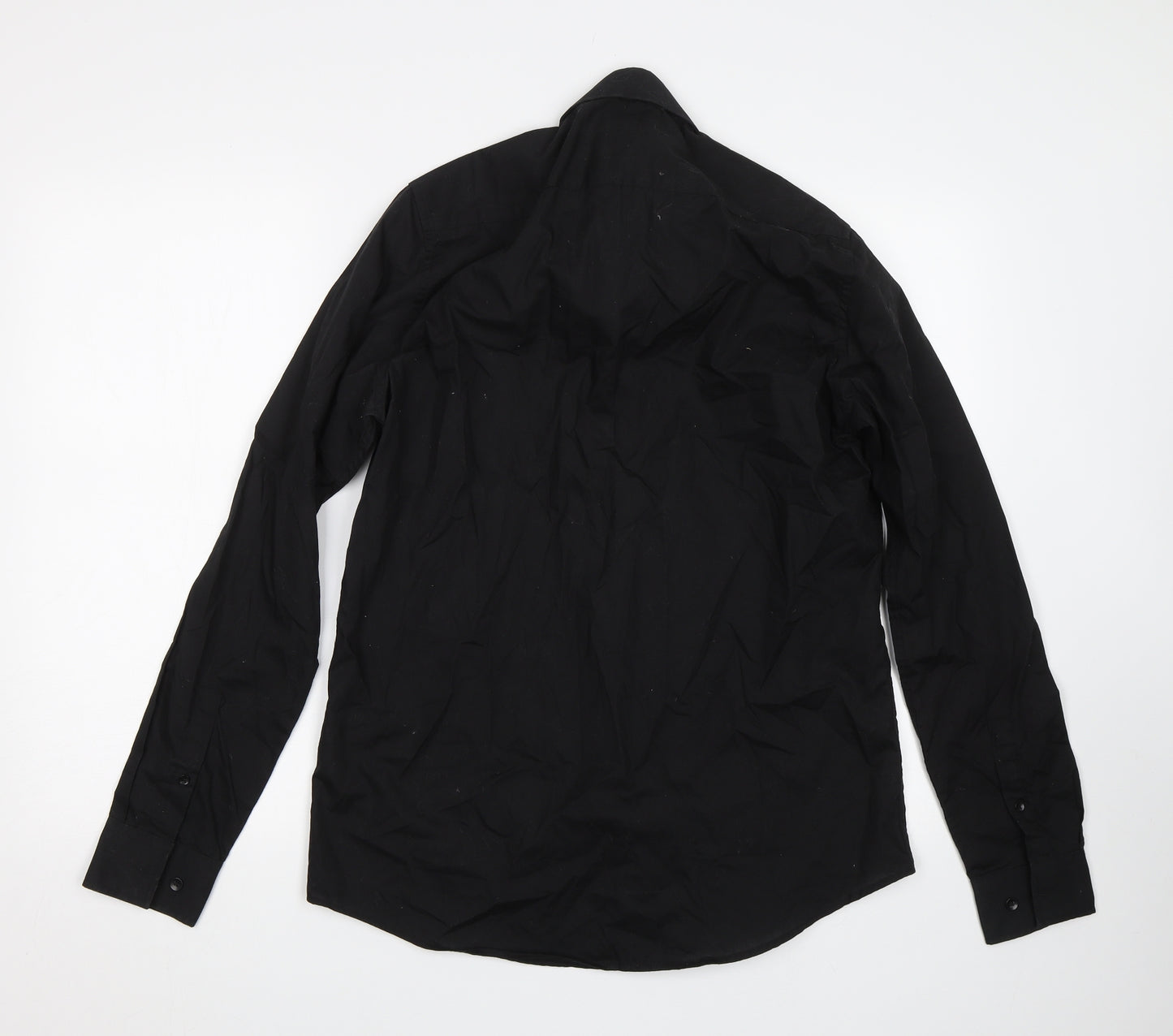 Primark Mens Black    Button-Up Size 16