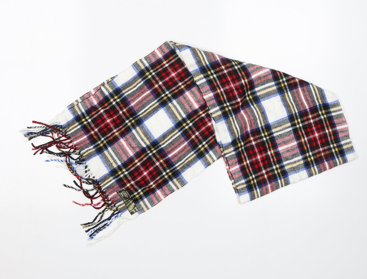 Art of the scarf Unisex Multicoloured Check   Scarf