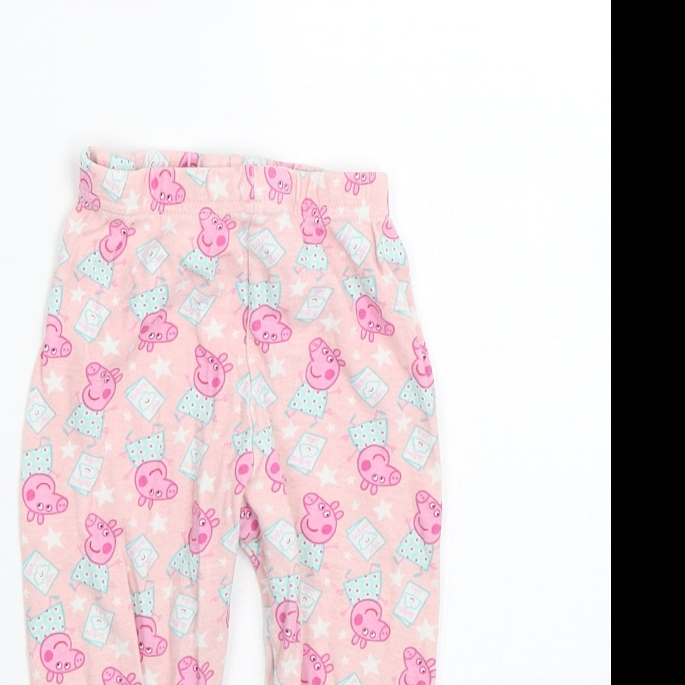 George Girls Pink   Cami Pyjama Pants Size 2-3 Years  - Peppa Pig