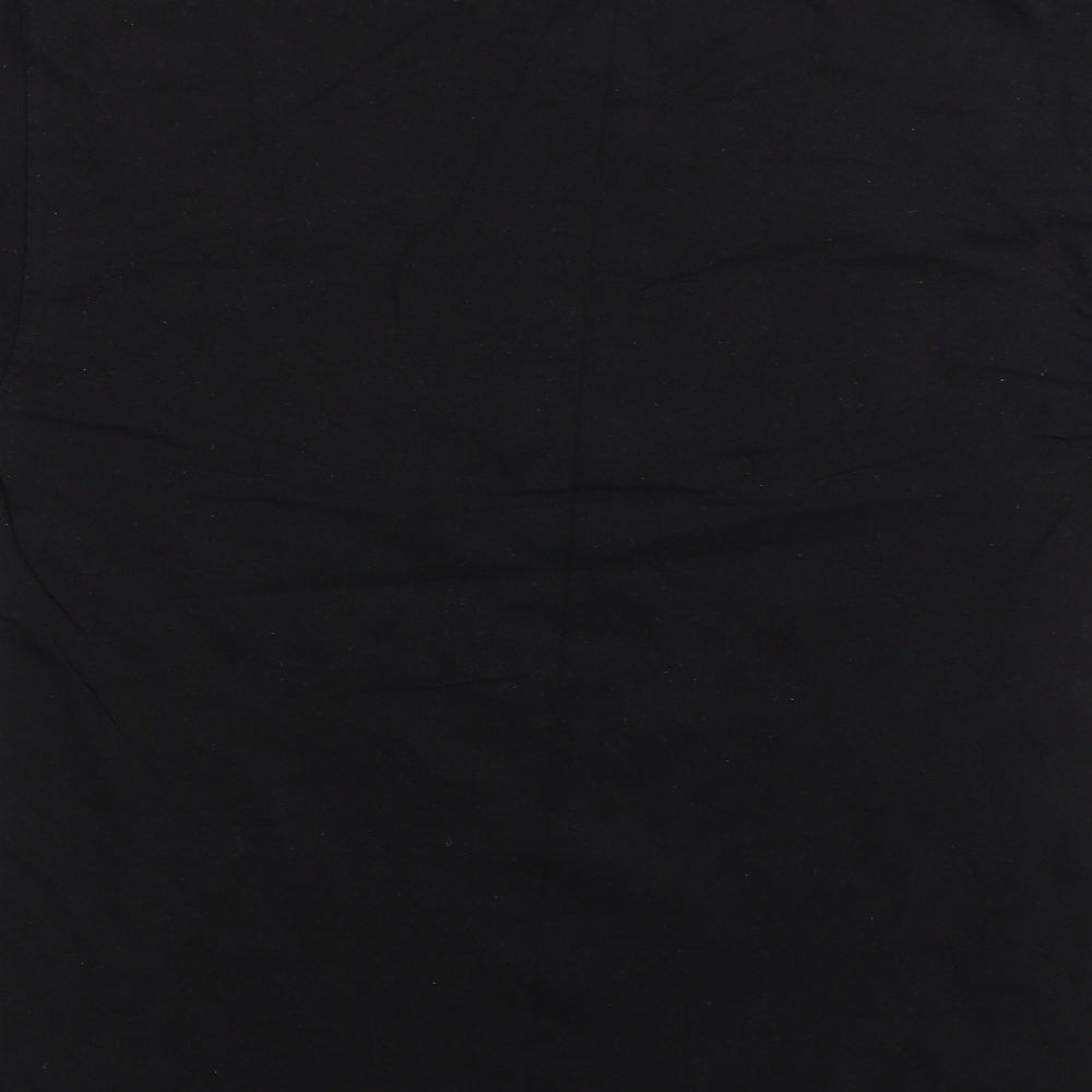 Hanes Mens Black    T-Shirt Size M  - Daddy