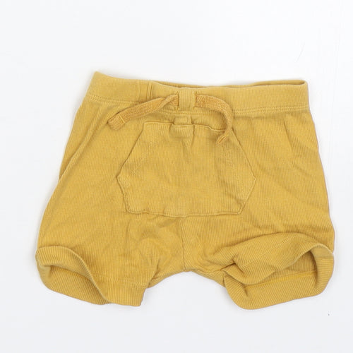TU Baby Yellow   Cropped Trousers Size 6-9 Months  - Shorts