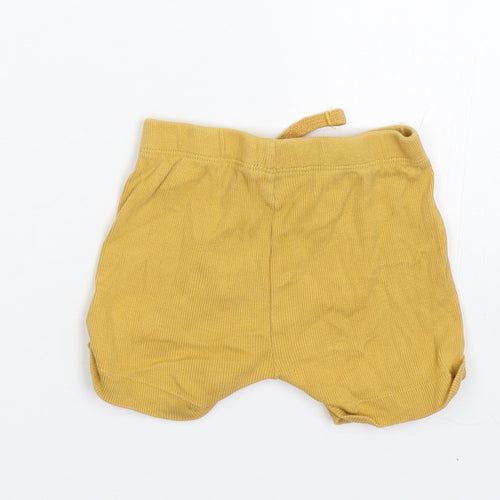 TU Baby Yellow   Cropped Trousers Size 6-9 Months  - Shorts