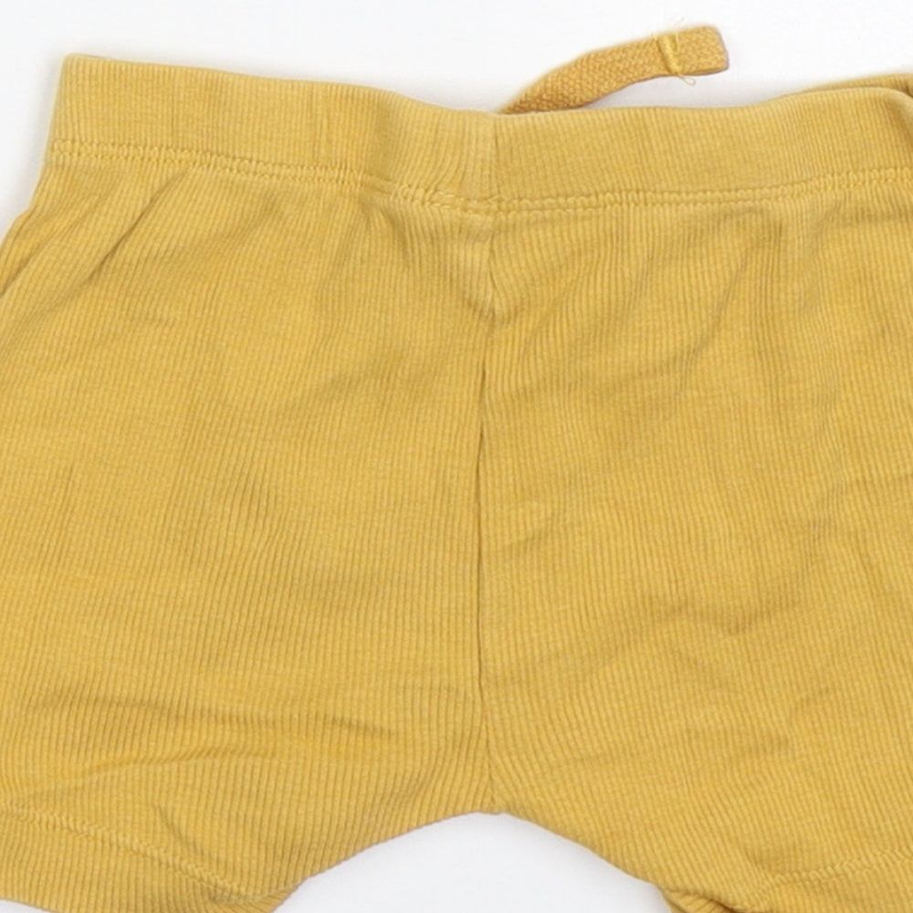 TU Baby Yellow   Cropped Trousers Size 6-9 Months  - Shorts