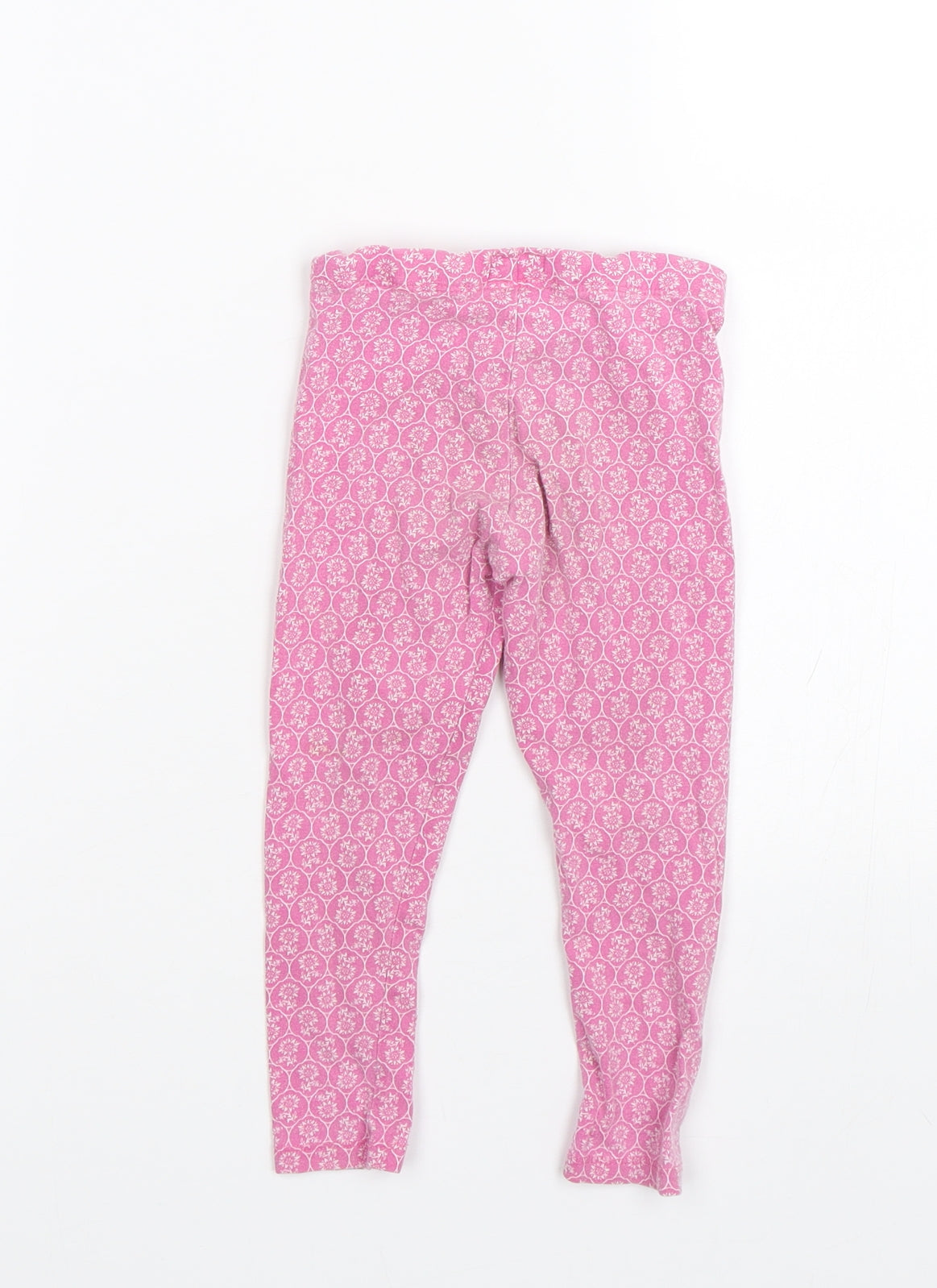 F&F Girls Pink Floral  Jegging Trousers Size 2-3 Years - Leggings