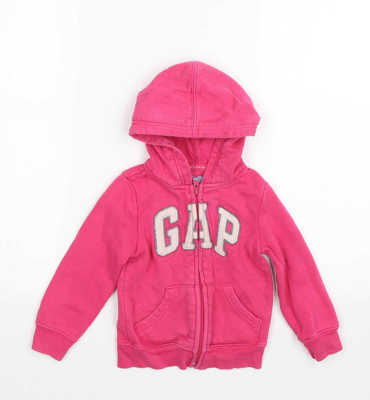Gap Girls Pink   Full Zip Hoodie Size 2 Years