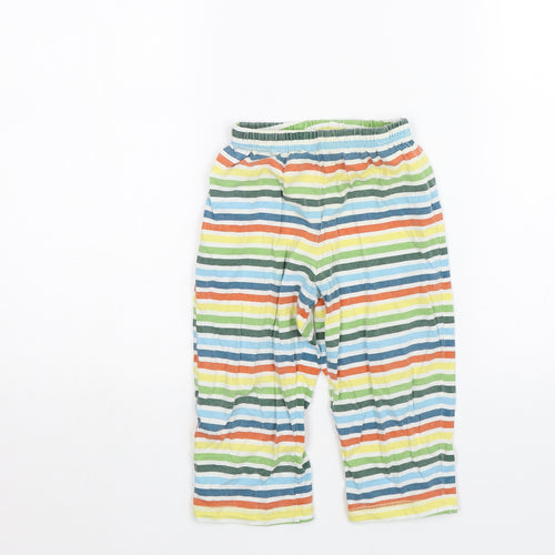 George Boys Multicoloured Striped   Pyjama Pants Size 2-3 Years