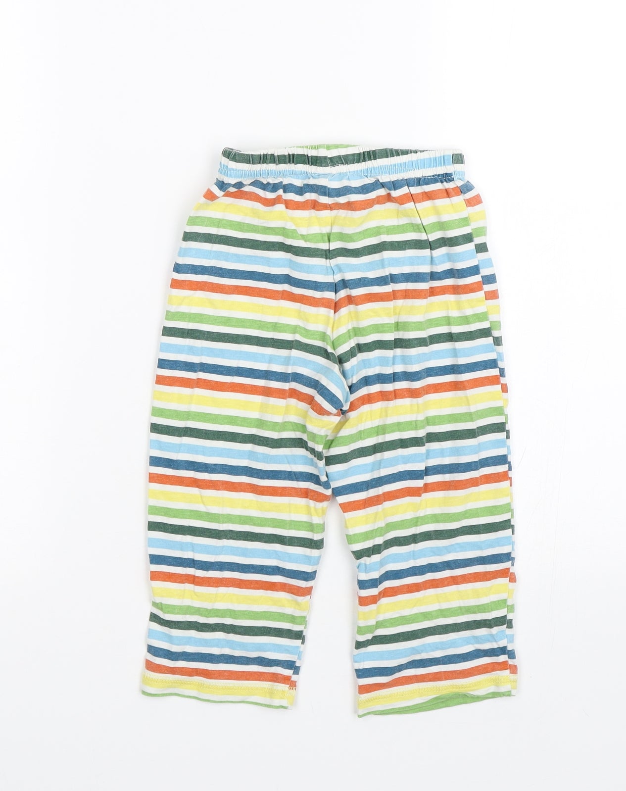 George Boys Multicoloured Striped   Pyjama Pants Size 2-3 Years