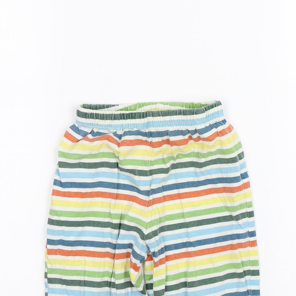George Boys Multicoloured Striped   Pyjama Pants Size 2-3 Years