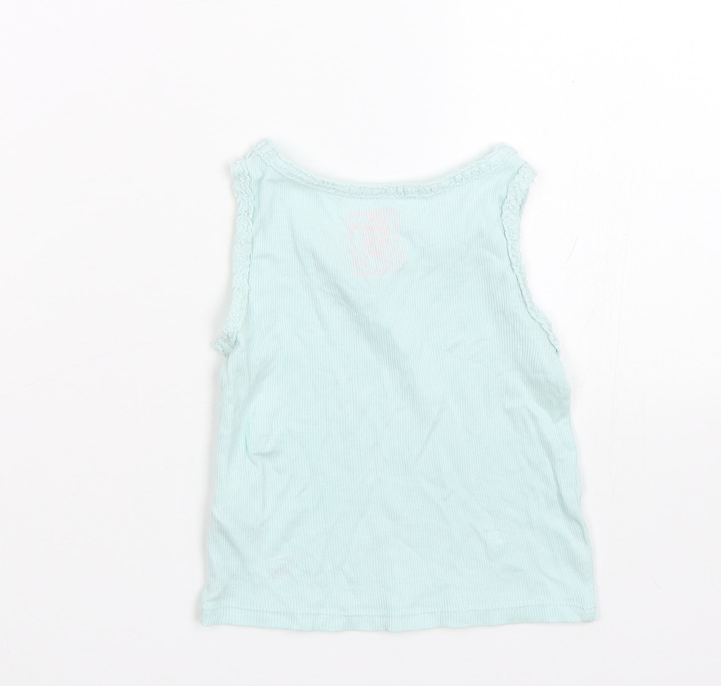 F&F Girls Blue   Capri Pyjama Top Size 18-24 Months