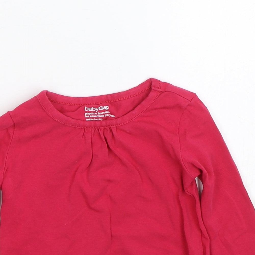 Gap Girls Pink   Basic T-Shirt Size 18-24 Months