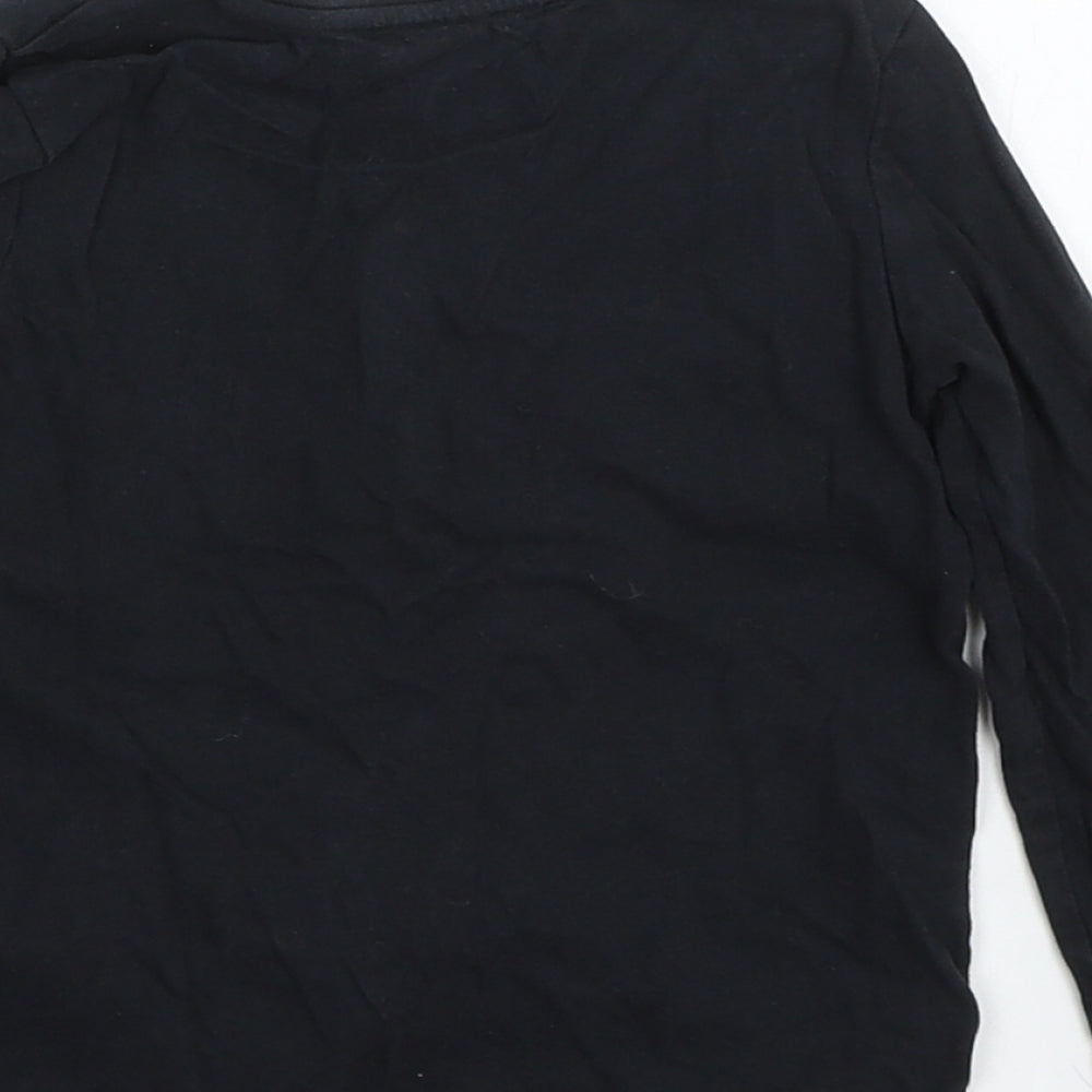 F&F Girls Black   Basic T-Shirt Size 2-3 Years  - Halloween