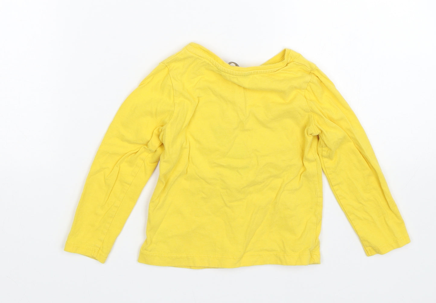 George Baby Yellow   Basic T-Shirt Size 18-24 Months  - Pudsey Bear