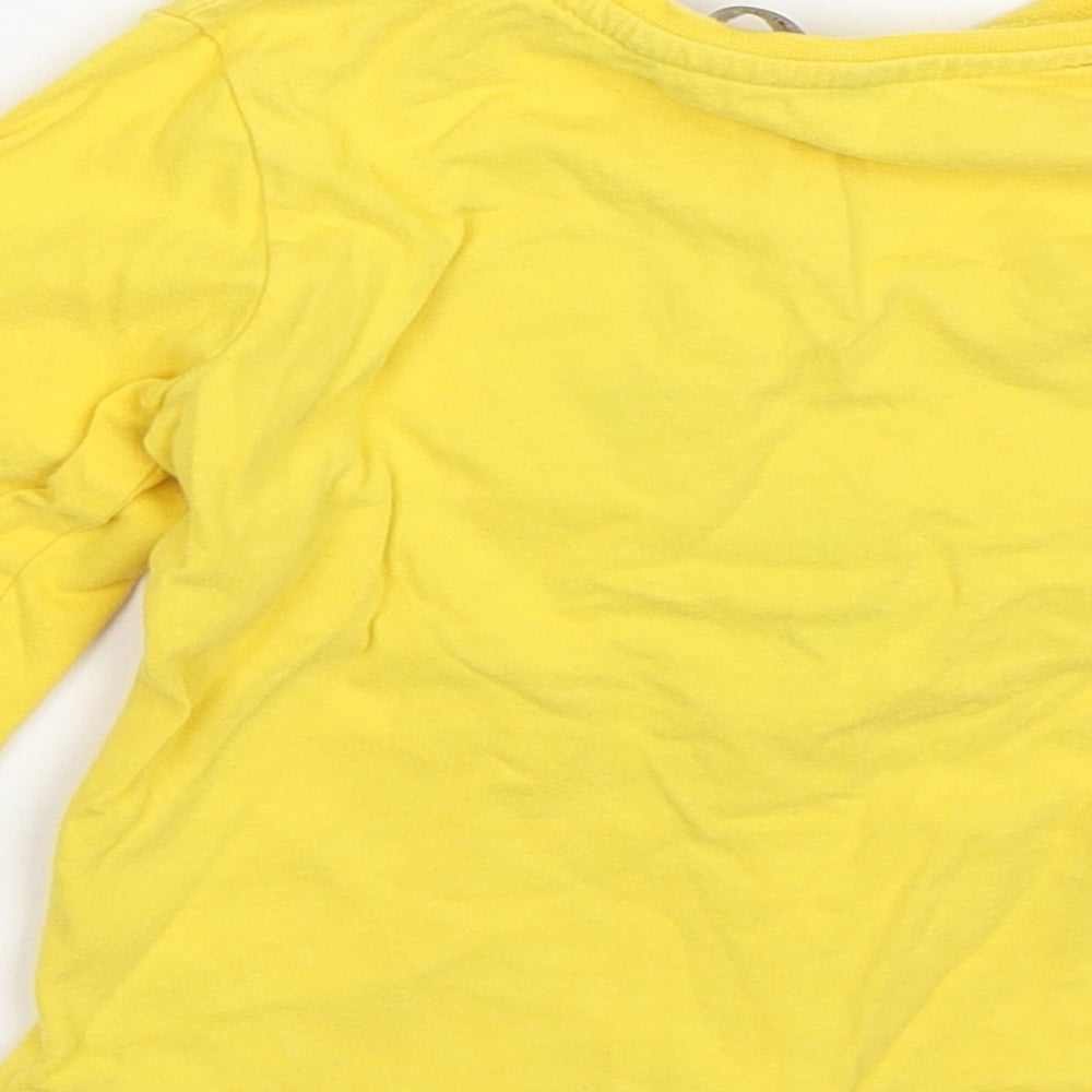 George Baby Yellow   Basic T-Shirt Size 18-24 Months  - Pudsey Bear