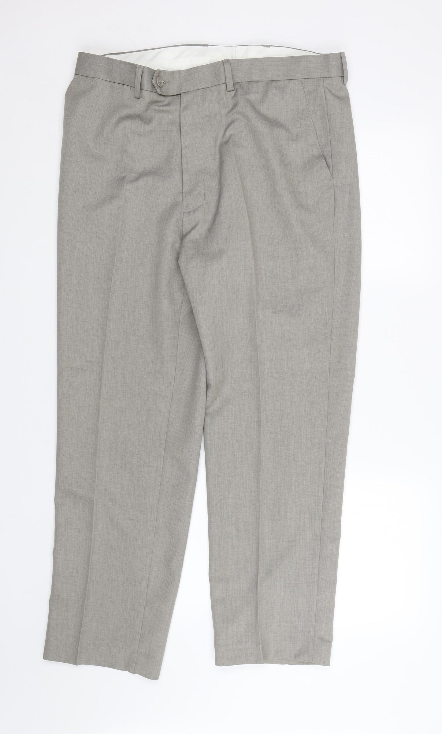 Preworn Mens Grey   Trousers  Size 38 L26 in