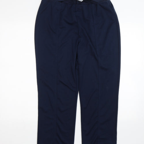 Damart Womens Blue   Sweatpants Trousers Size 16 L23 in