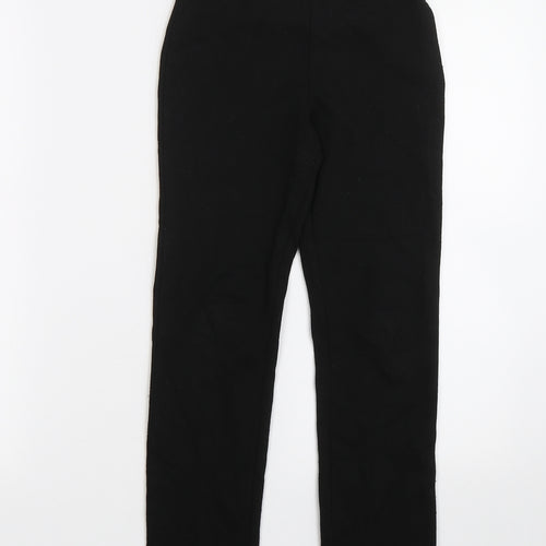 George Girls Black   Capri Trousers Size 7-8 Years - School uniform