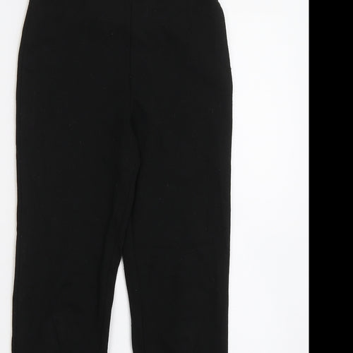 George Girls Black   Capri Trousers Size 7-8 Years - School uniform