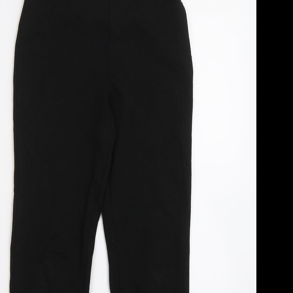 George Girls Black   Capri Trousers Size 7-8 Years - School uniform