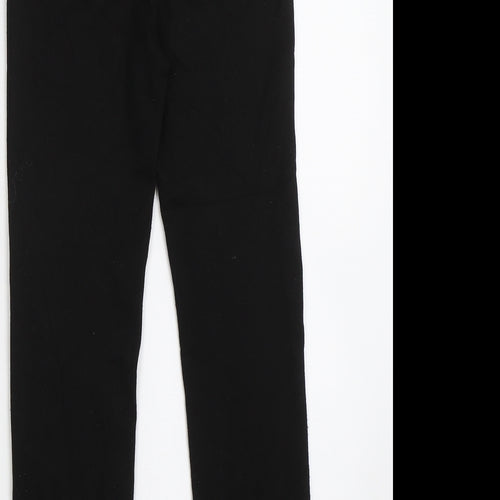 George Girls Black   Capri Trousers Size 7-8 Years - School uniform