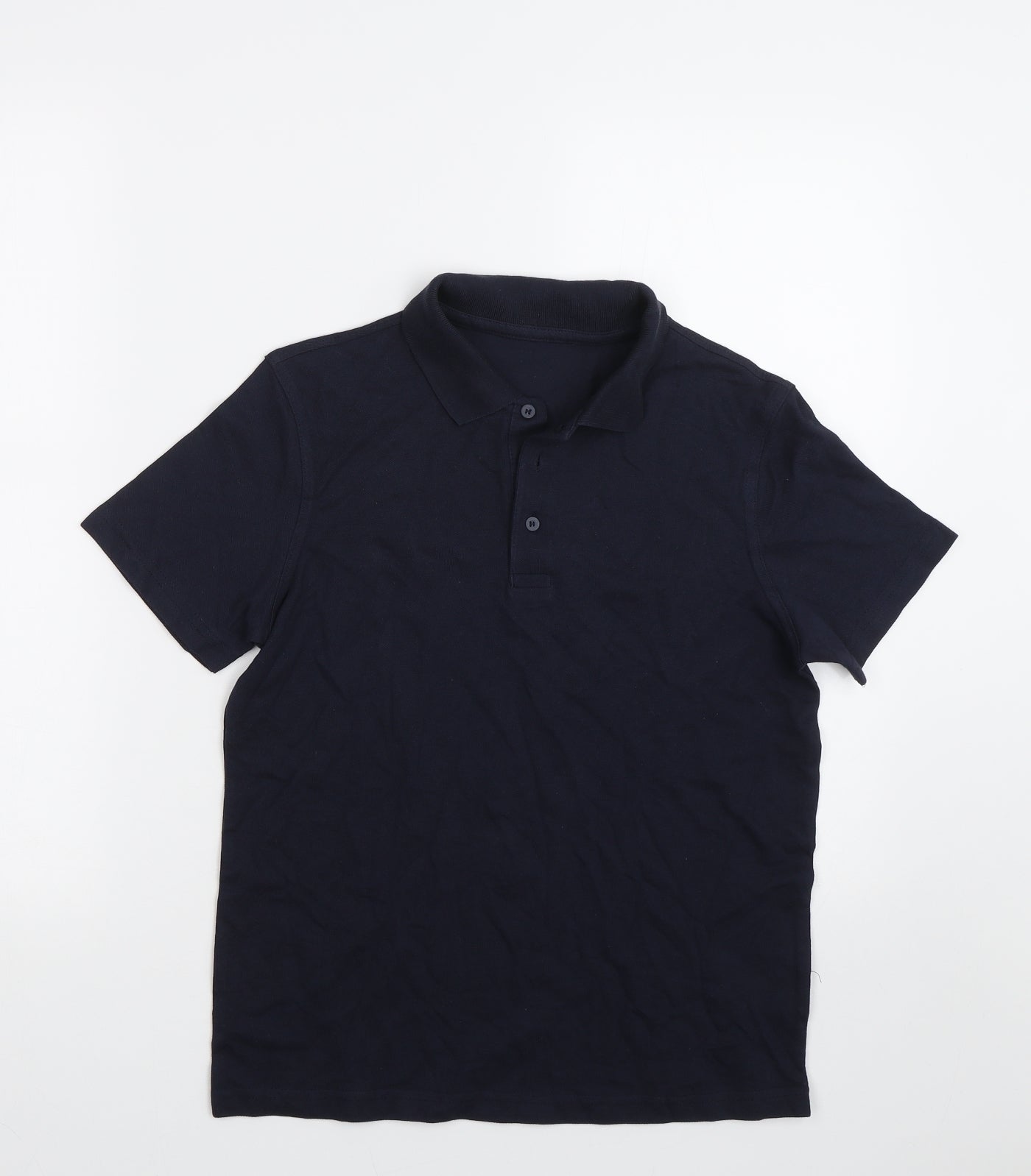 George Boys Blue   Basic Polo Size 10-11 Years  - School uniform
