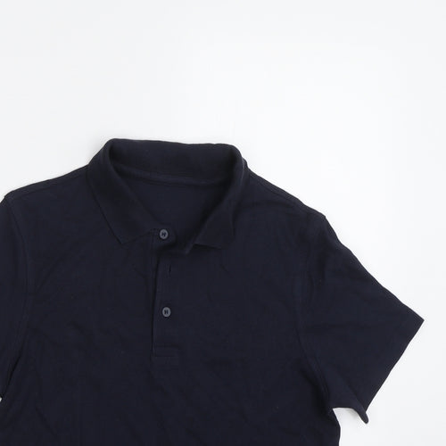 George Boys Blue   Basic Polo Size 10-11 Years  - School uniform