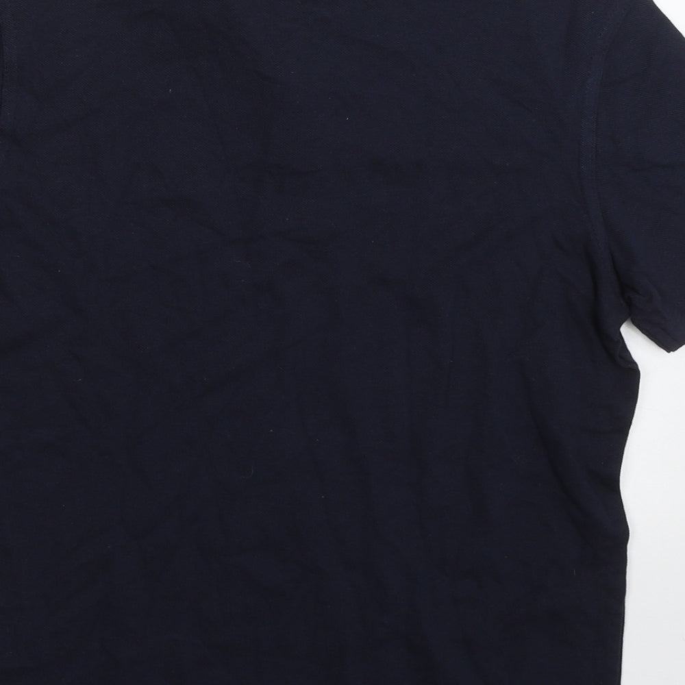 George Boys Blue   Basic Polo Size 10-11 Years  - School uniform