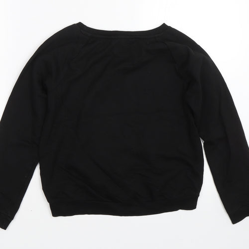 H&M Girls Black   Pullover Sweatshirt Size 10-11 Years