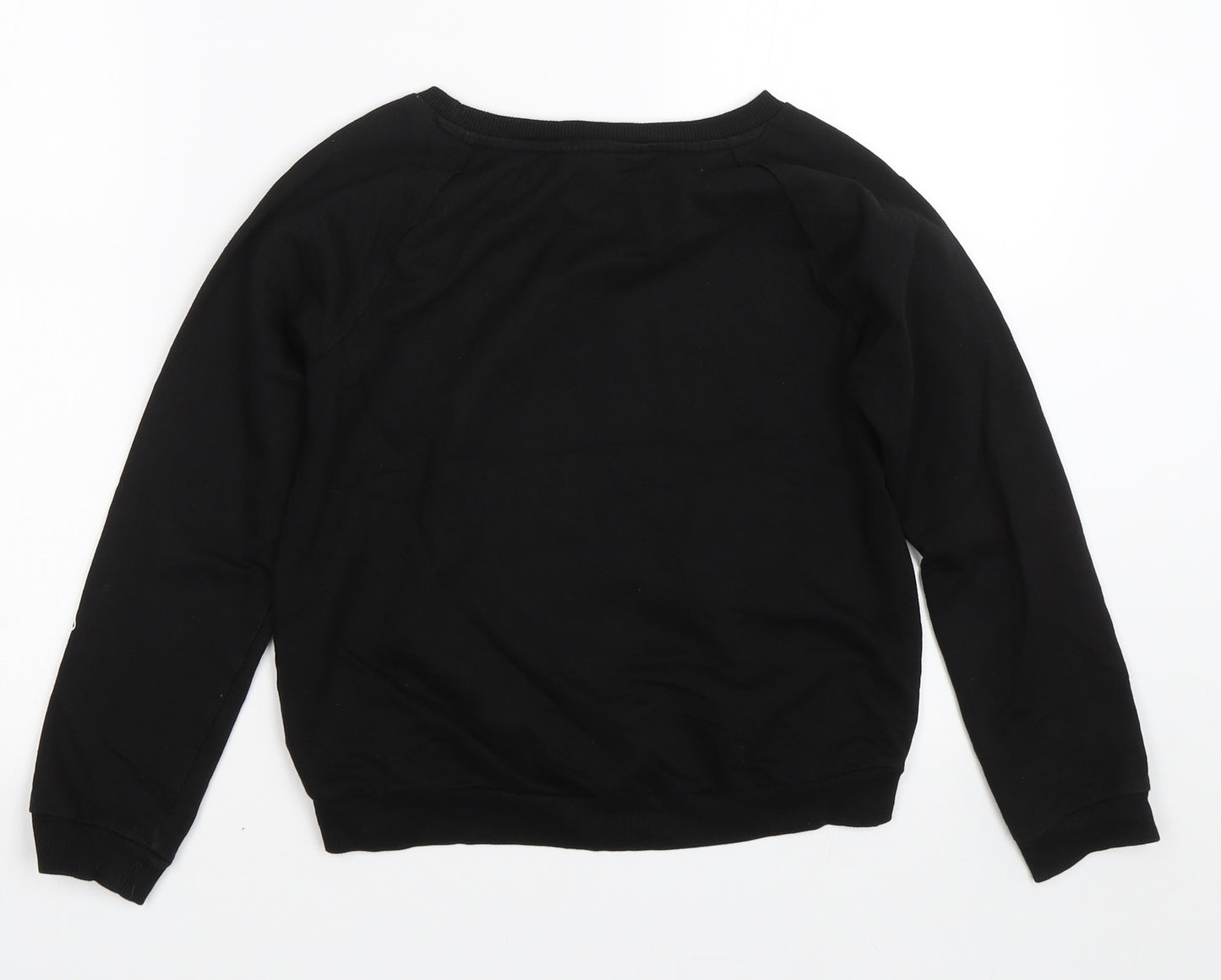 H&M Girls Black   Pullover Sweatshirt Size 10-11 Years