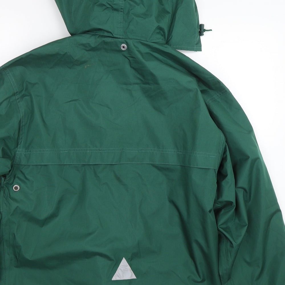 mandate Mens Green   Rain Coat Coat Size S