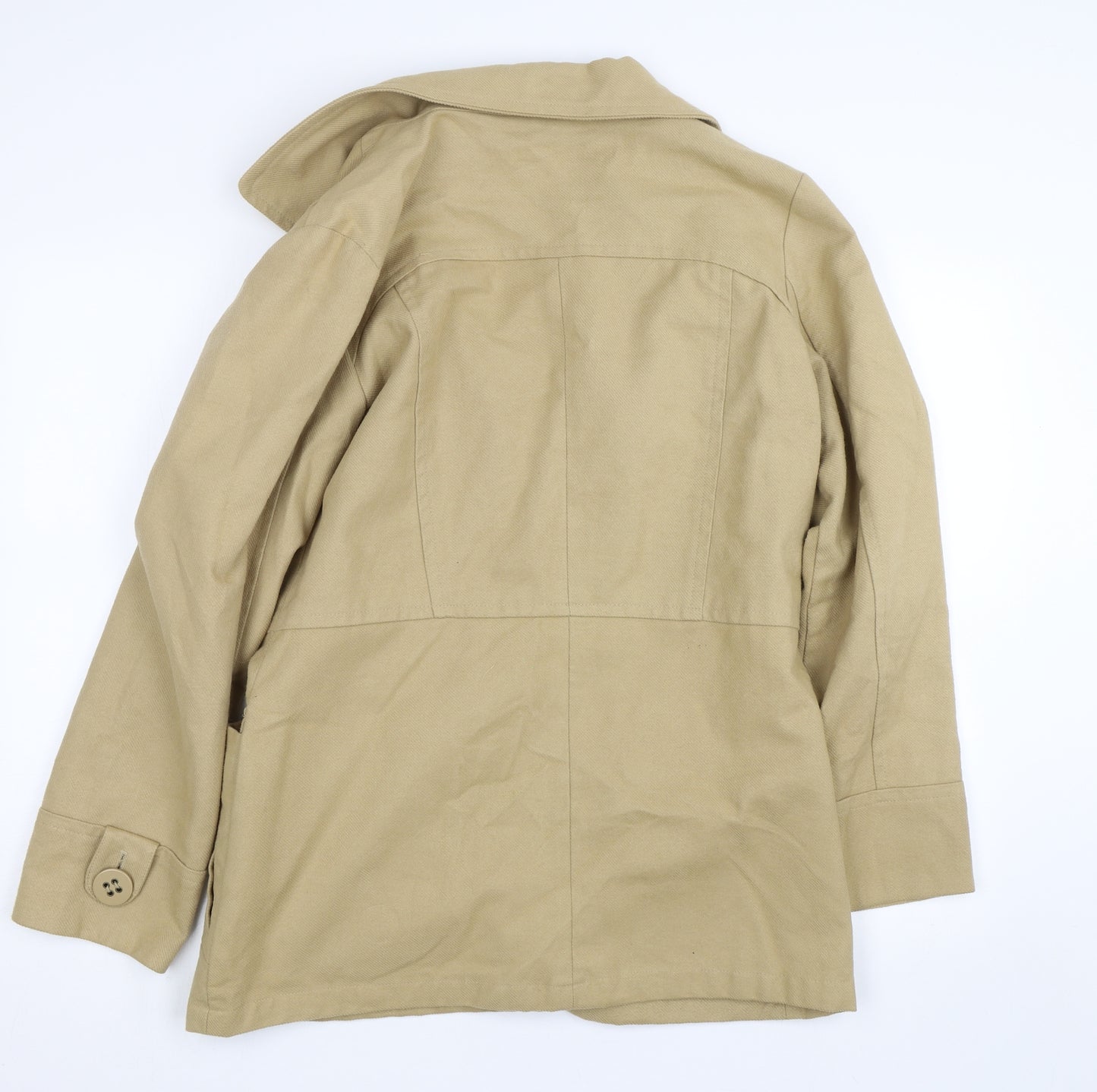 Being casual Womens Brown   Trench Coat Coat Size 12