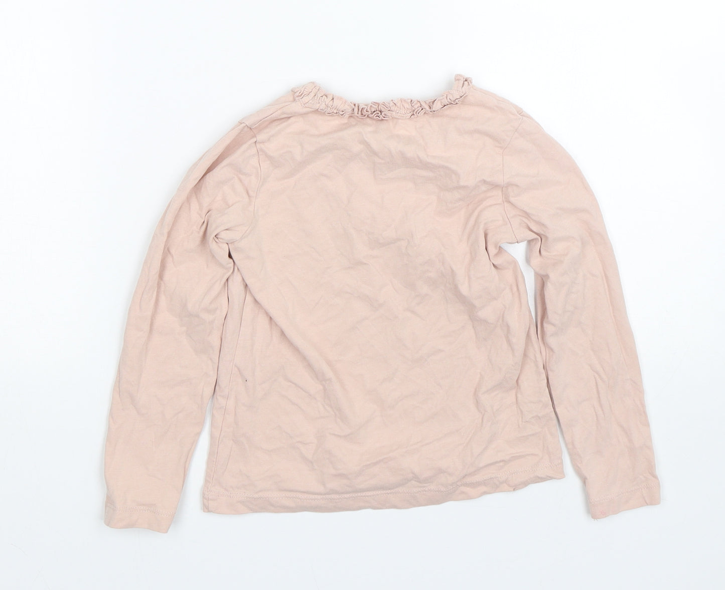 George Girls Pink   Basic T-Shirt Size 5-6 Years