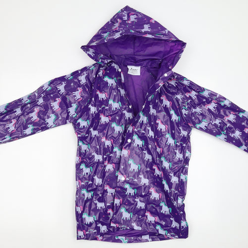 puckator Girls Purple   Jacket  Size M  - unicorn