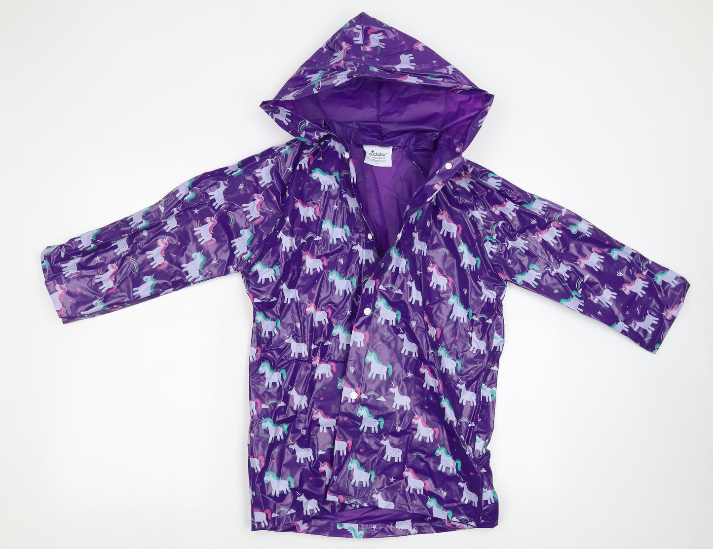 puckator Girls Purple   Jacket  Size M  - unicorn