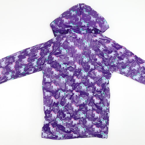 puckator Girls Purple   Jacket  Size M  - unicorn