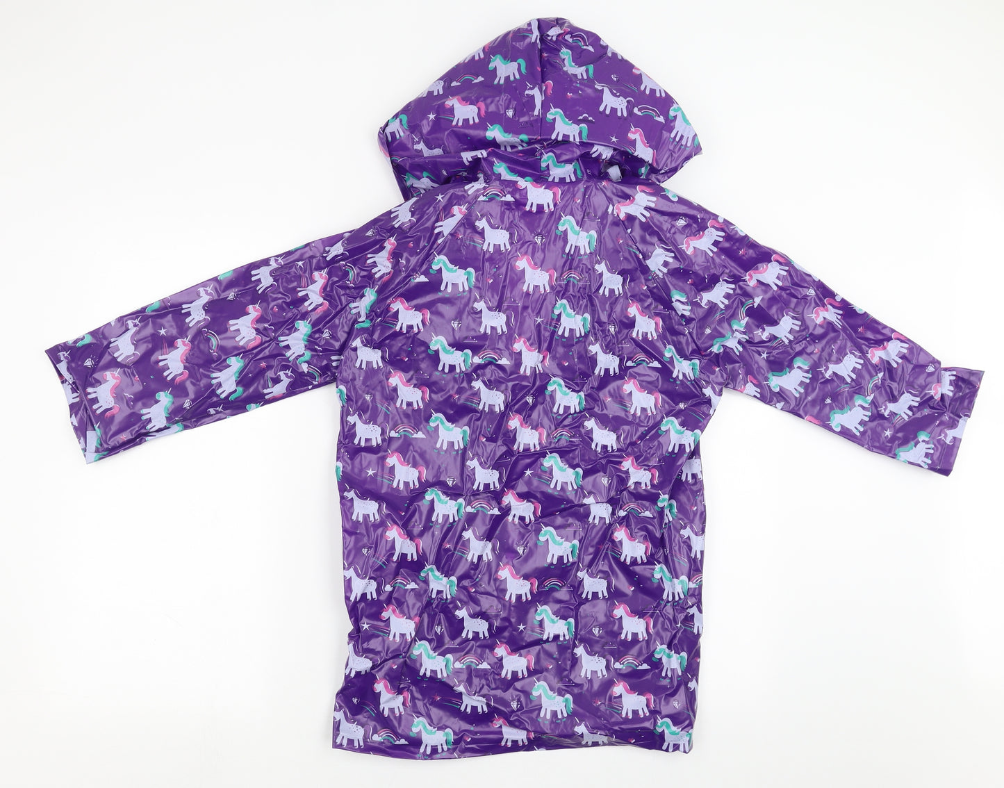 puckator Girls Purple   Jacket  Size M  - unicorn