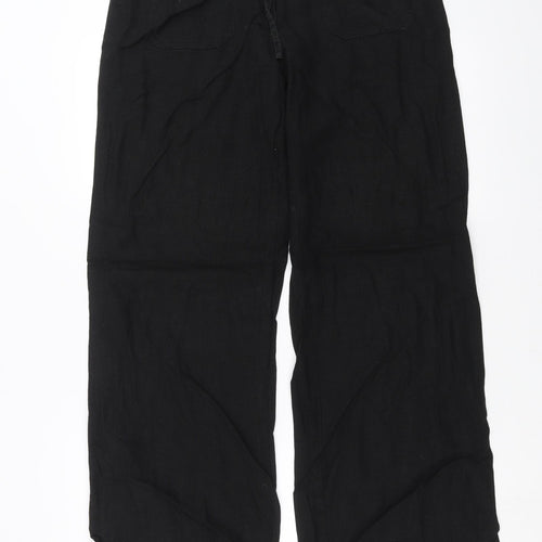 Papaya Womens Black   Trousers  Size 14 L30 in