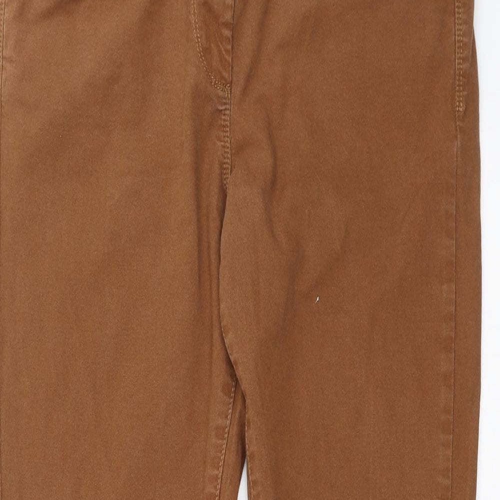 Marks and Spencer Womens Brown  Denim Jegging Jeans Size 14 L27 in