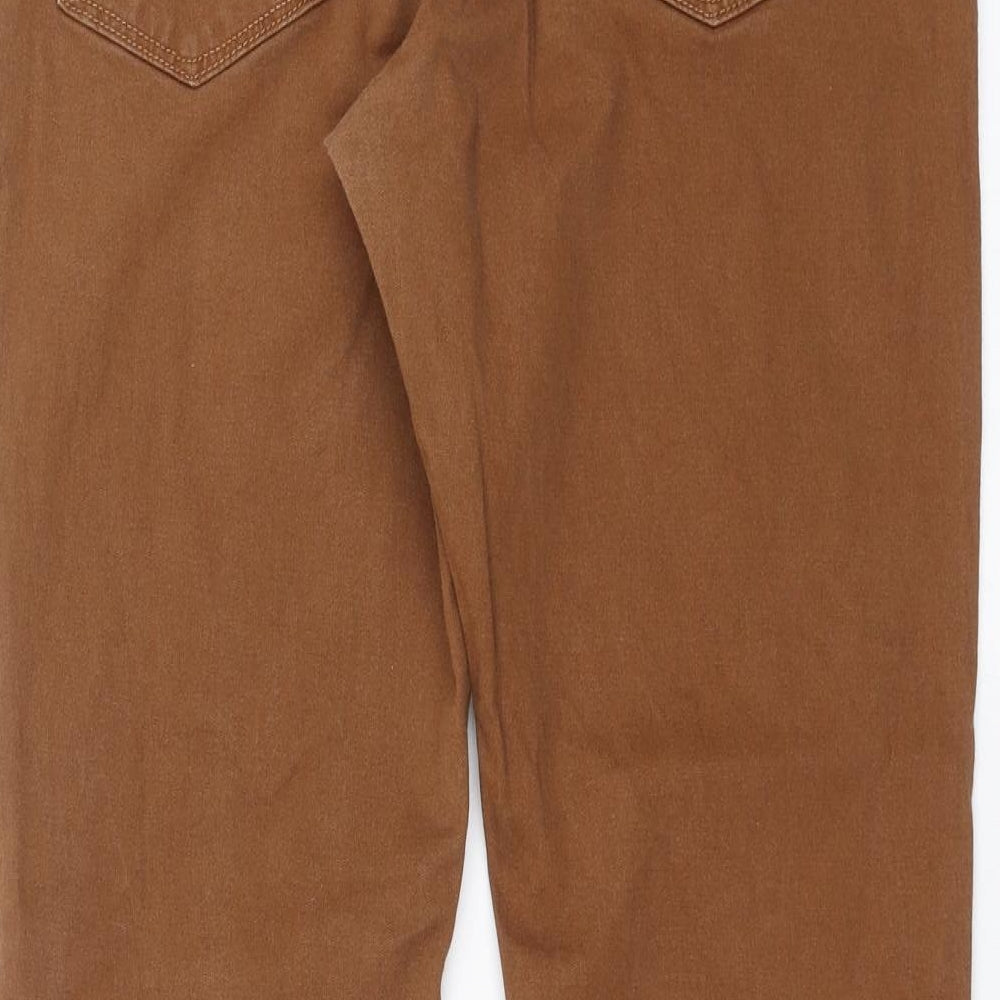 Marks and Spencer Womens Brown  Denim Jegging Jeans Size 14 L27 in