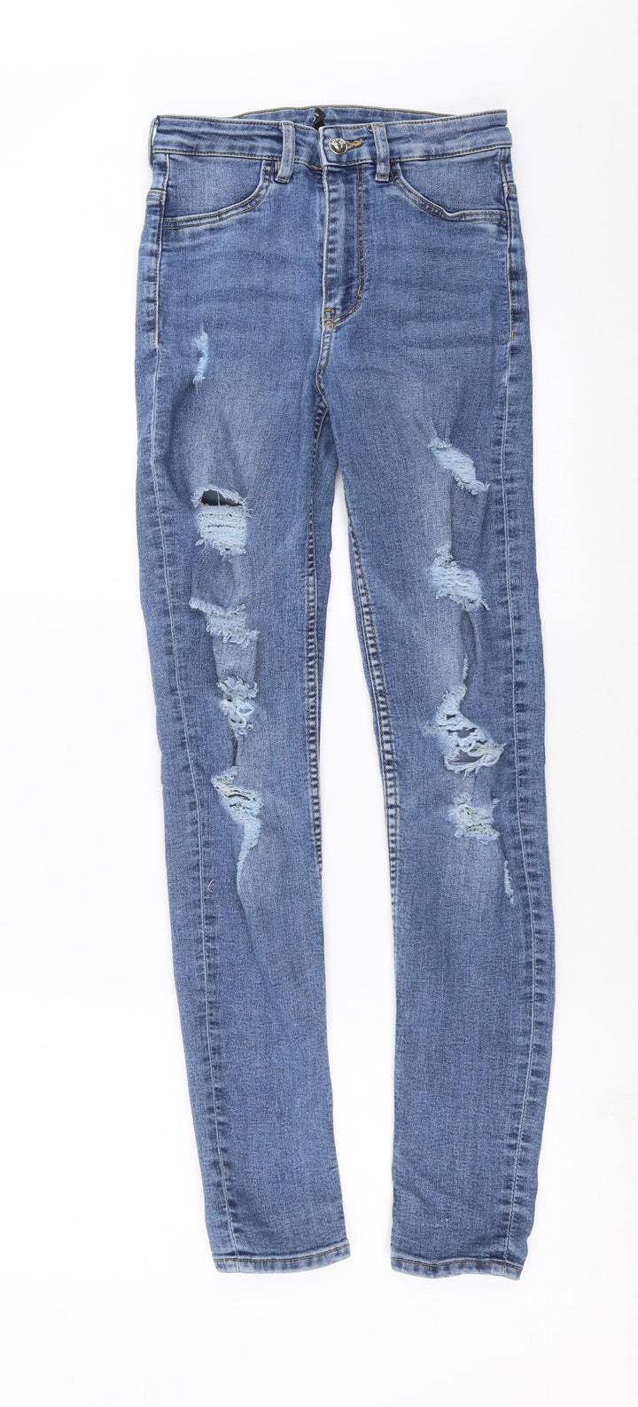 Divided by H&M Womens Blue Denim Skinny Jeans Size 4 L28 in