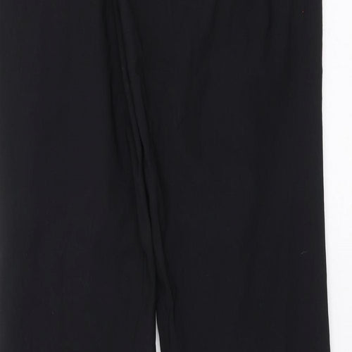 Preworn Womens Black   Trousers  Size 14 L31 in