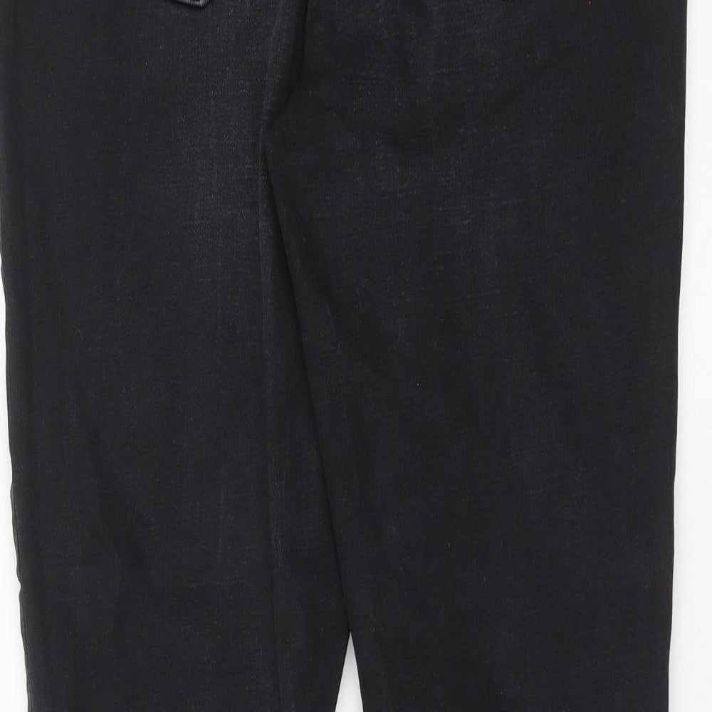 Primark Womens Black  Denim Skinny Jeans Size 16 L28 in