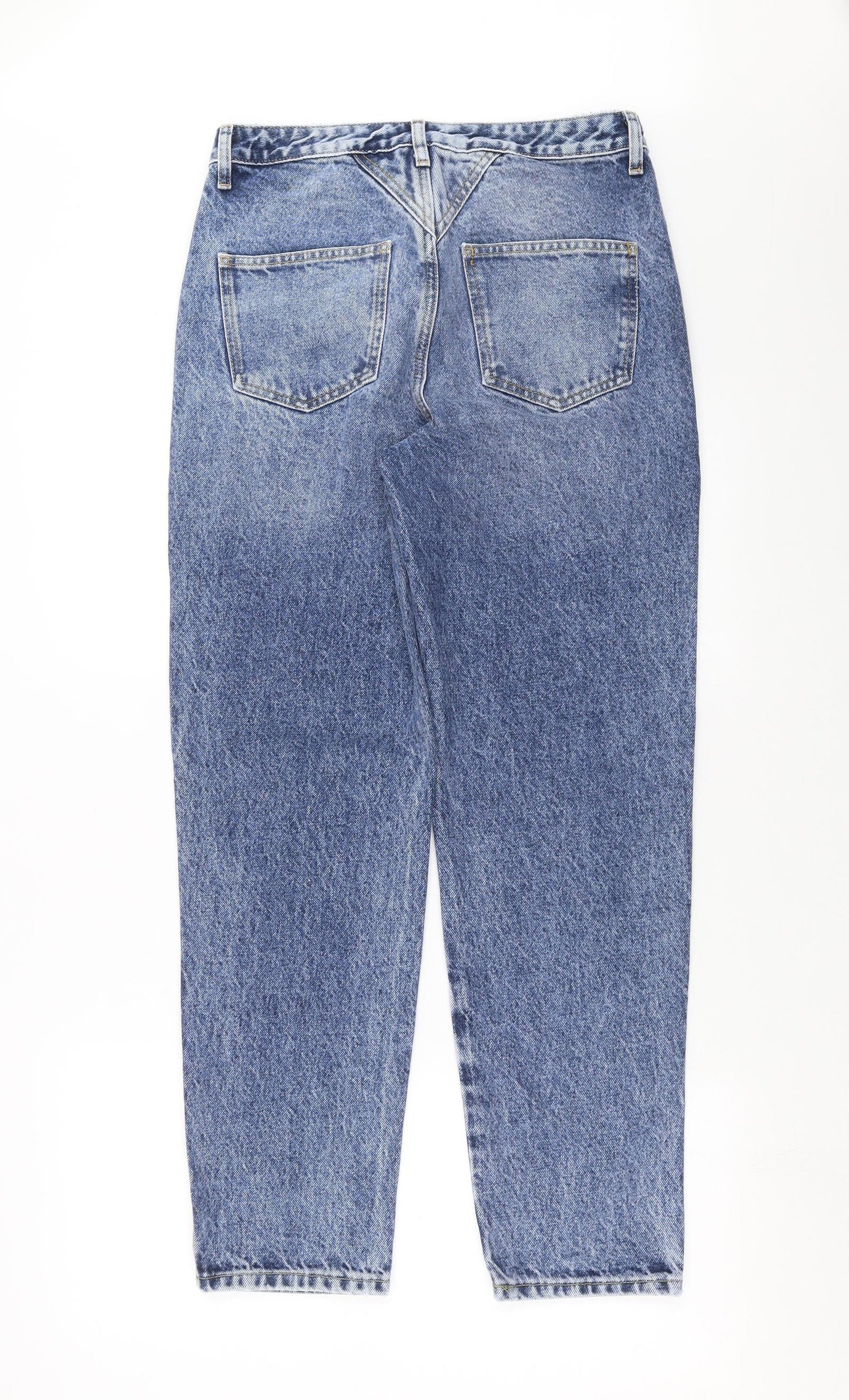 Very Womens Blue  Denim Mom Jeans Size 8 L29 in