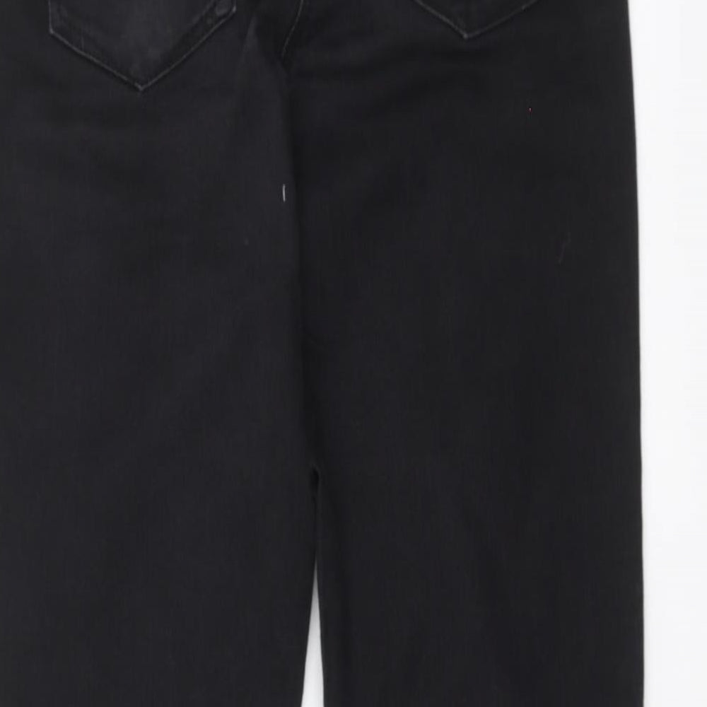 Bonmarché Womens Black  Denim Bootcut Jeans Size 10 L29 in