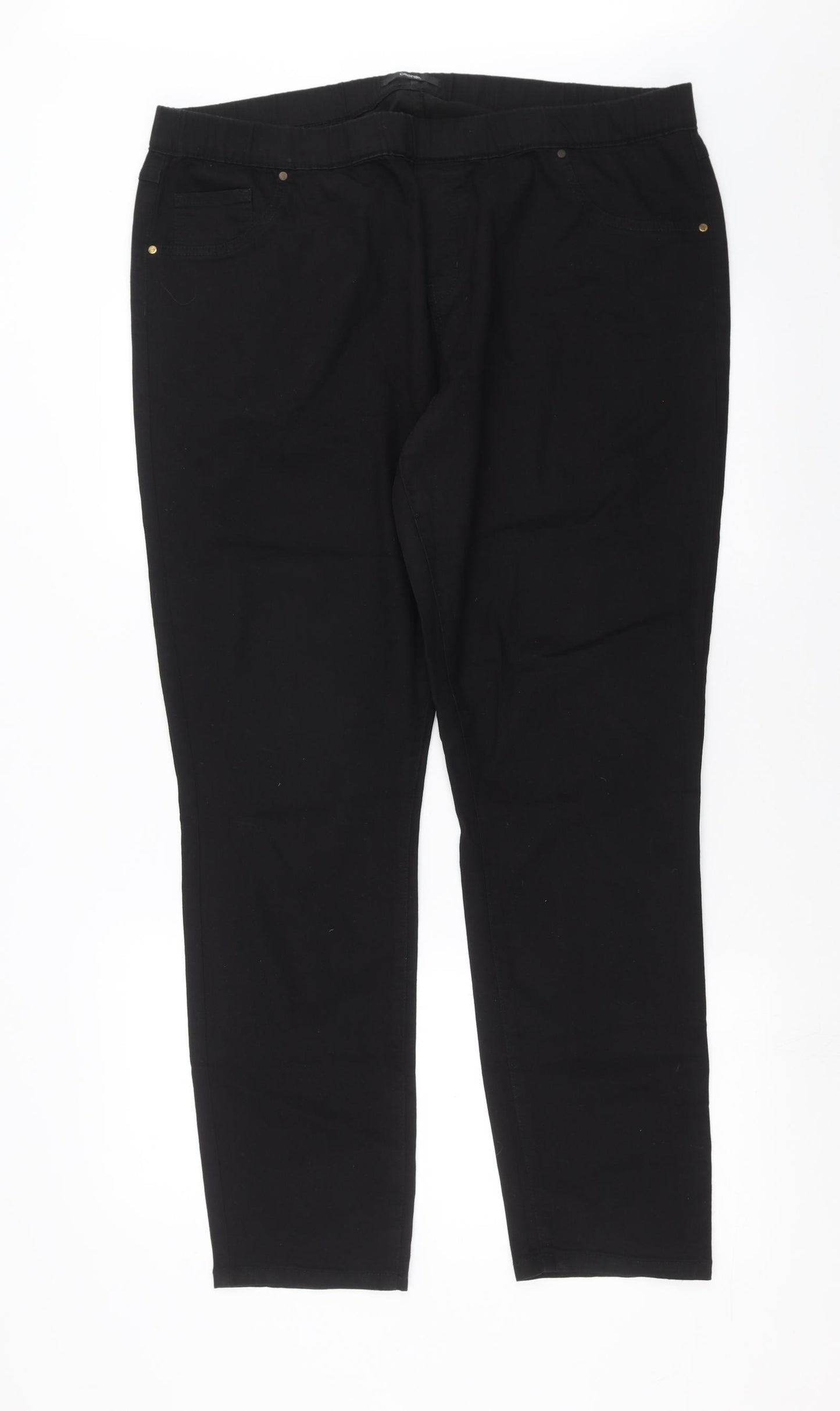 George Womens Black  Denim Jegging Jeans Size 20 L30 in