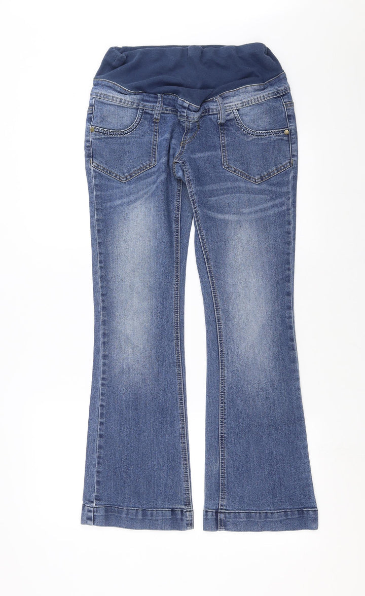 Preworn Womens Blue  Denim Bootcut Jeans Size 30 in L30 in