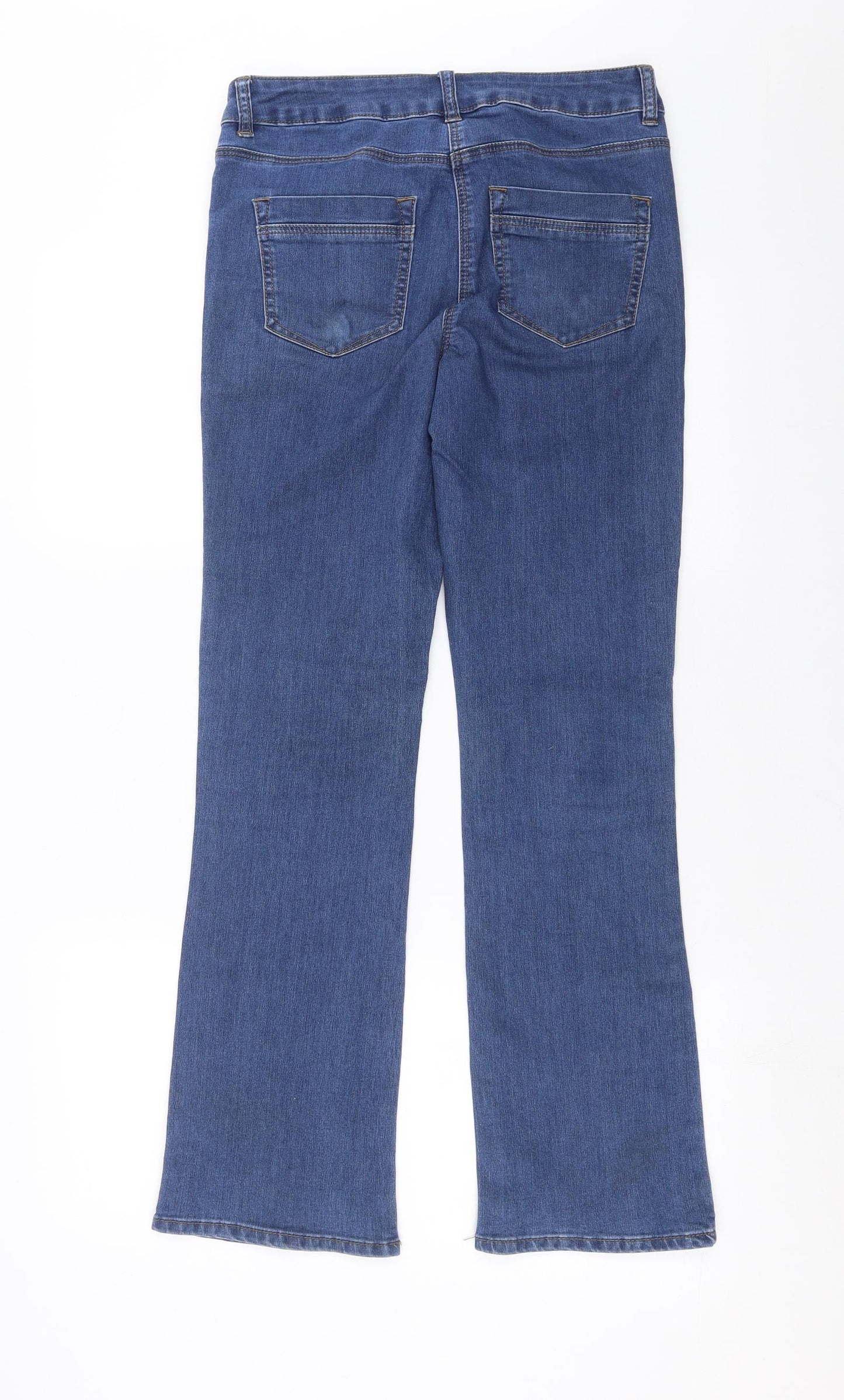 Bonmarché Womens Blue  Denim Bootcut Jeans Size 10 L29 in
