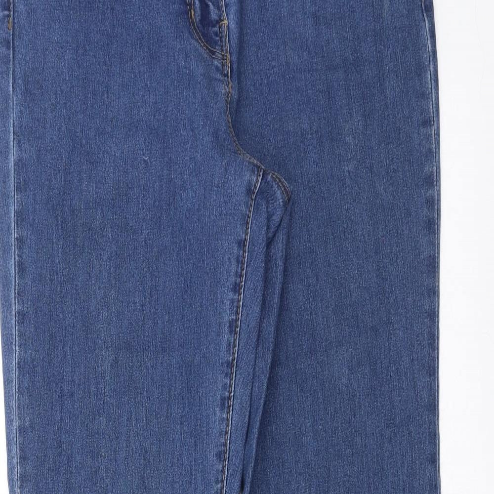 Bonmarché Womens Blue  Denim Bootcut Jeans Size 10 L29 in