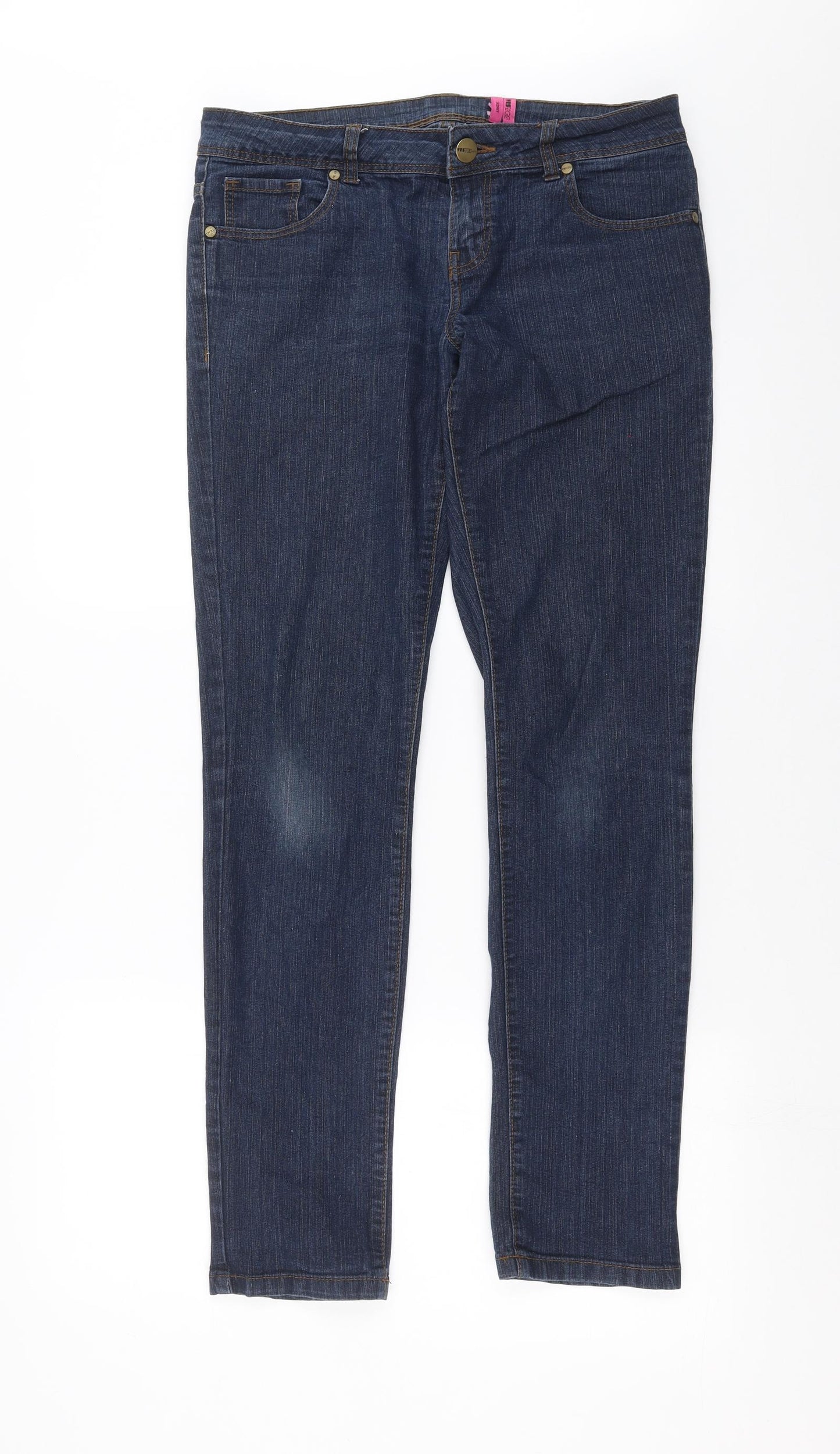YESYES Womens Blue  Denim Skinny Jeans Size 12 L31 in