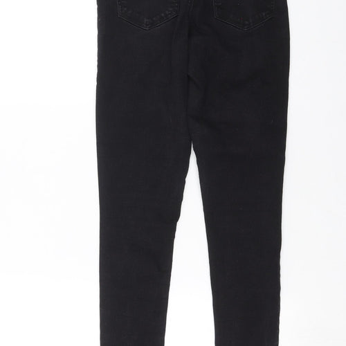 Topshop Womens Black  Denim Skinny Jeans Size 26 in L26 in